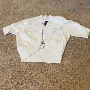 New Directions white shrug